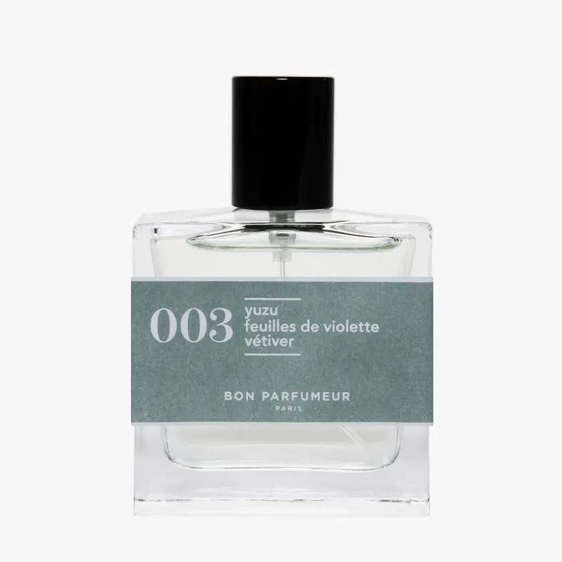 003 Eau de Parfum – Yuzu, Violet Leaves, Vetiver – 30ml Preisreduziert