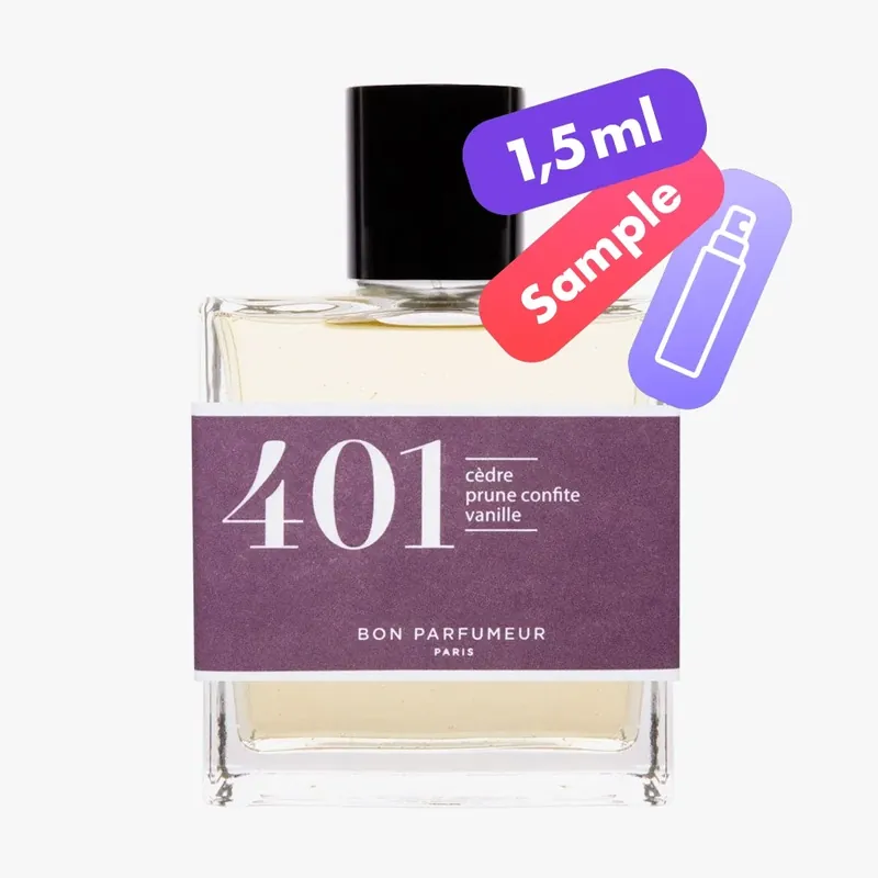 Must-Have 401 Eau de Parfum – Cedar, Candied Plum, Vanilla – Sample