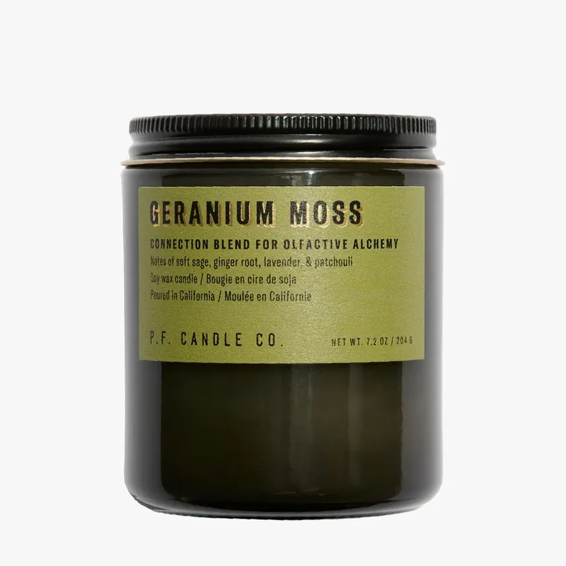 Begrenztes Angebot Alchemy Line Geranium Moss – Soy Candle Standard Size