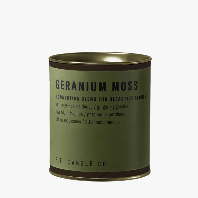 Meistverkauft Alchemy Line Geranium Moss – Incense Cones