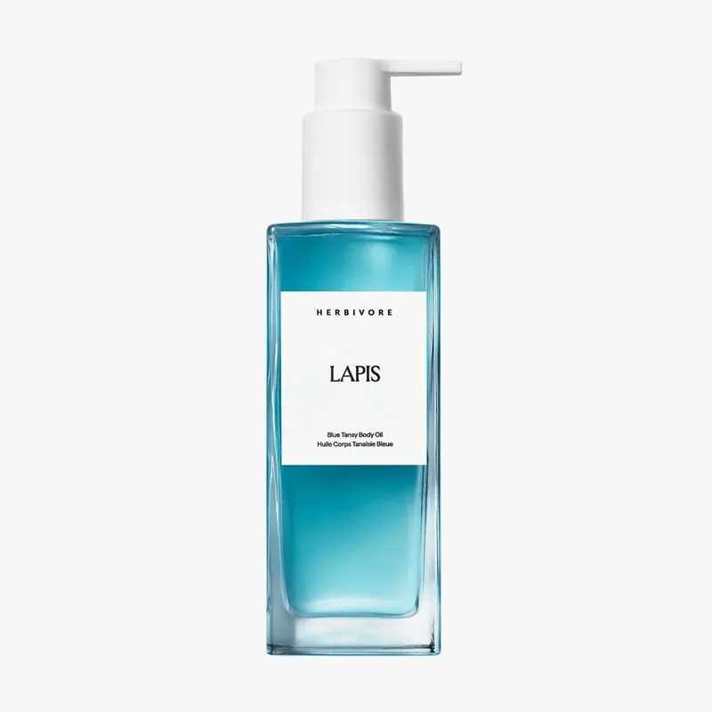 Lapis Blue Tansy + Squalane Balancing Body Oil Highlight