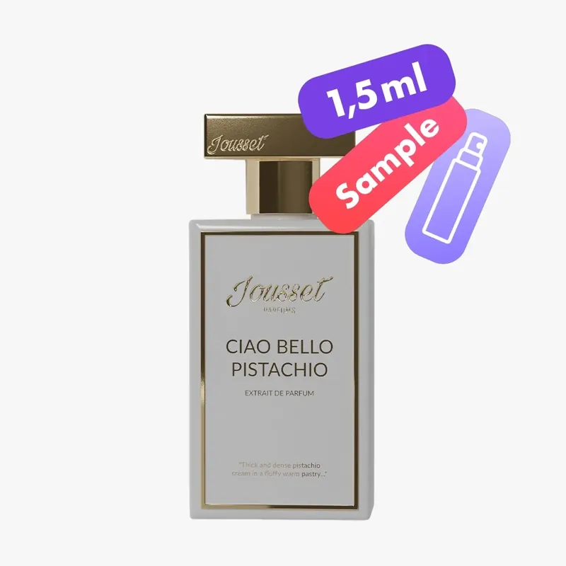 Solange Der Vorrat Reicht Ciao Bello Pistachio – Extrait de Parfum – Sample