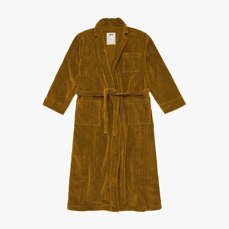 Bademantel – Santiago Striped Velours Long Preisknaller