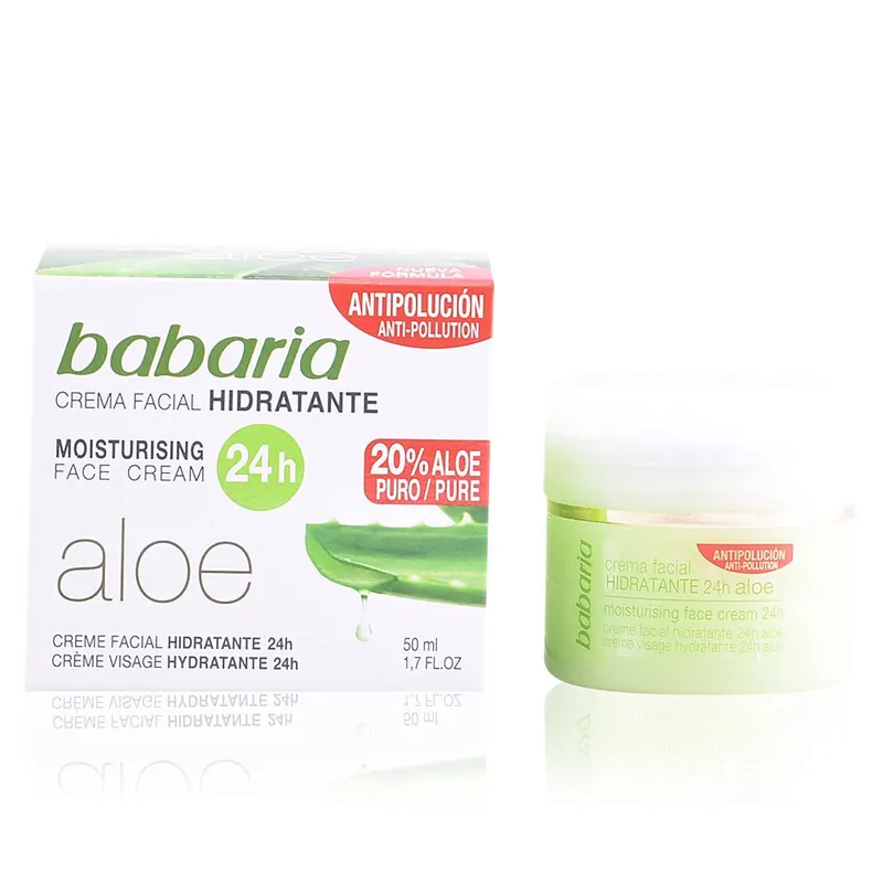 Bestpreis Babaria ALOE VERA 24H moisturising face cream
