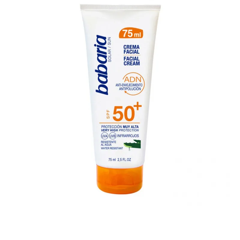 Babaria SOLAR ADN crema facial aloe vera SPF50 Garantierte Lieferung