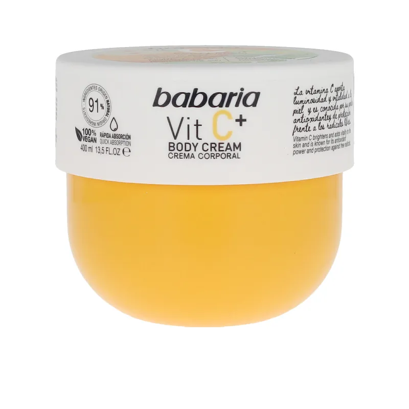 Must-Have Babaria VITAMIN C+ body cream 100% vegan