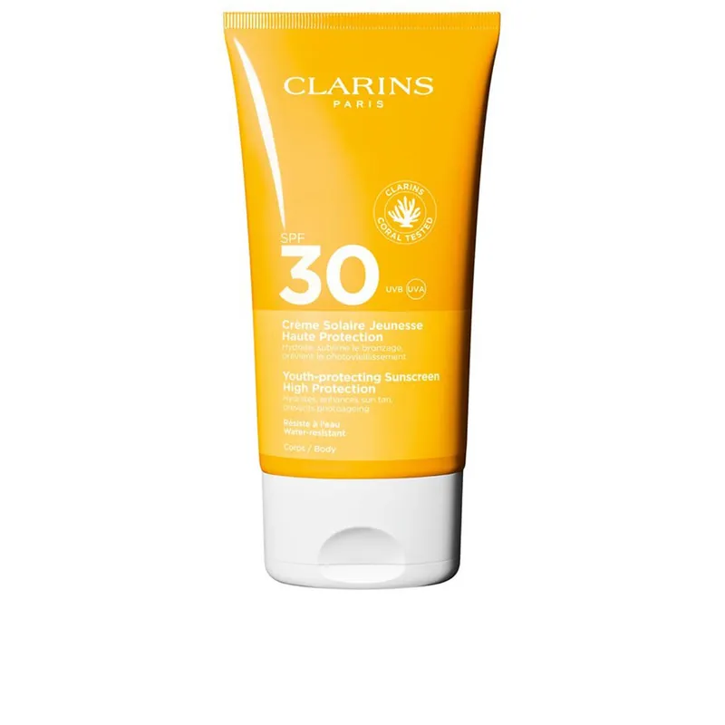 Solange Der Vorrat Reicht Clarins SOLAIRE Creme SPF30