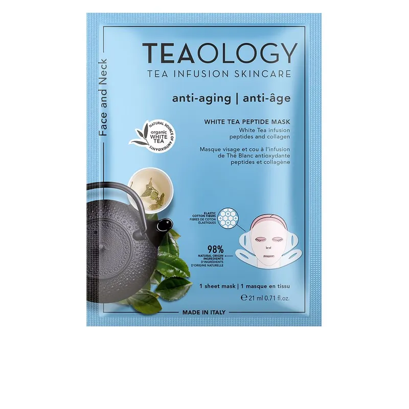 Teaology FACE AND NECK white tea peptide mask Nur Heute