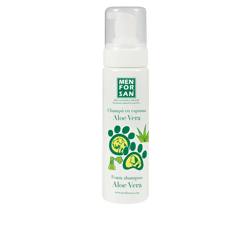 Men For San CHAMPÚ PERROS Y GATOS en espuma con aloe vera Echt