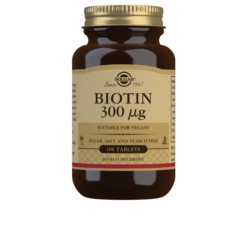 Must-Have Solgar BIOTINA 300 µg