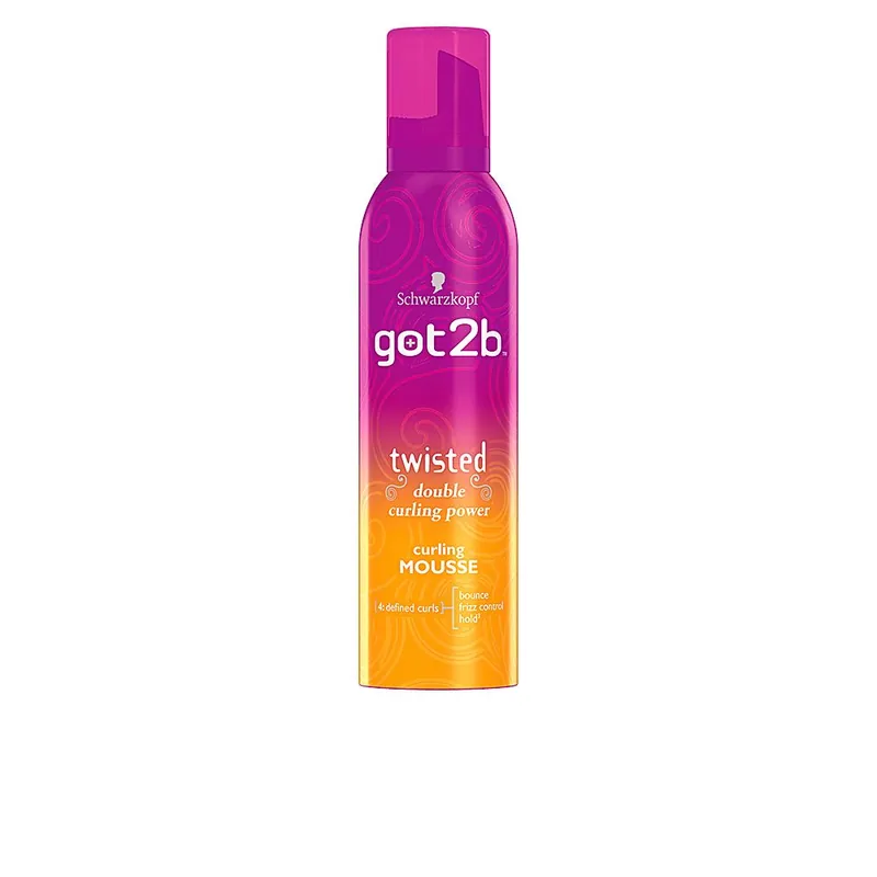 Neu Schwarzkopf Mass Market GOT2B TWISTED Doppel-Curling-Power-Mousse