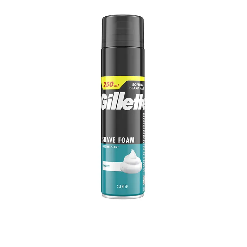 Echt Gillette ESPUMA DE AFEITAR piel sensible