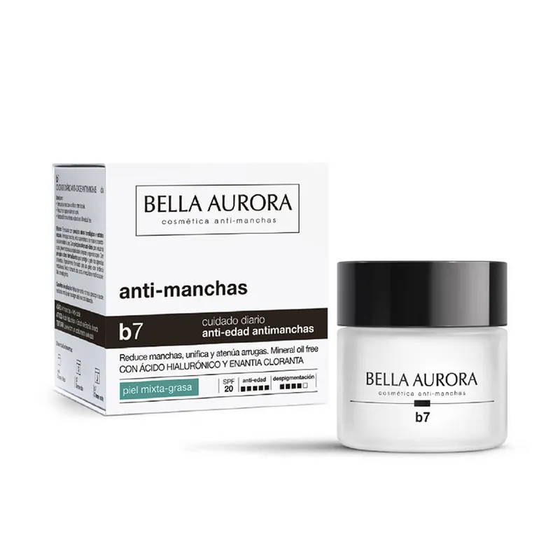 Bella Aurora B7 Anti-Flecken regenerierende Aufhellung LSF20 für Mischhaut/fettige Haut Finale Aktion