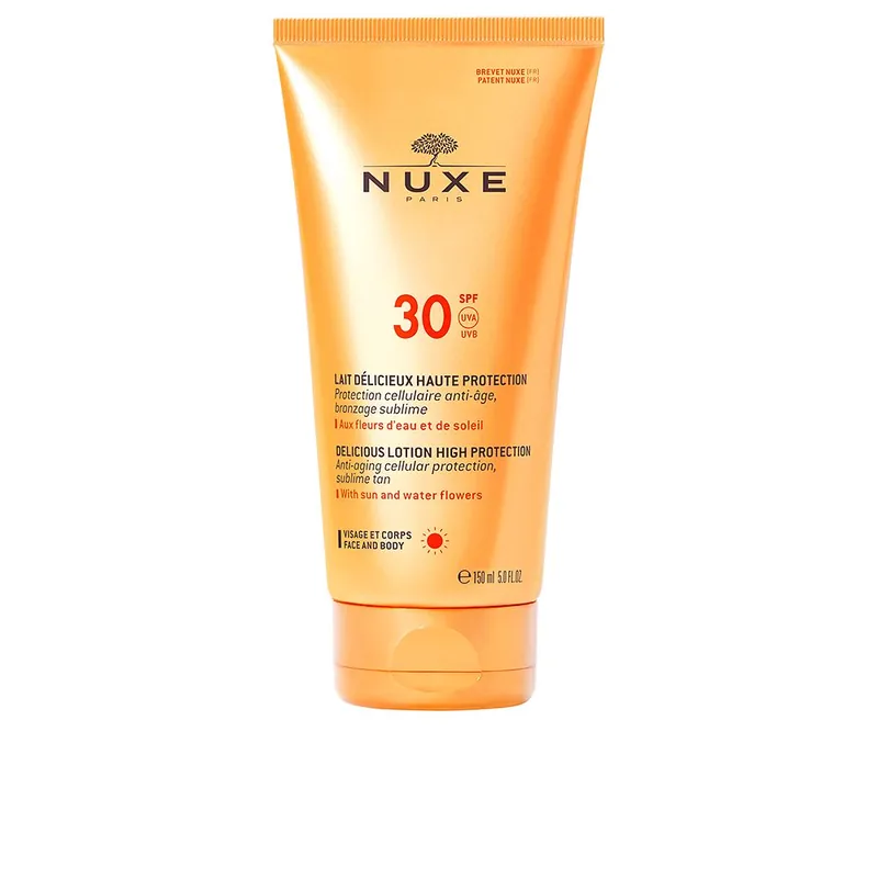 Expressversand Nuxe NUXE SUN köstliche Gesichts- und Körpermilch LSF30