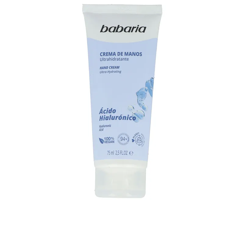 Babaria Ultra-feuchtigkeitsspendende Handcreme mit HYALURONSÄURE Sichere Zahlung
