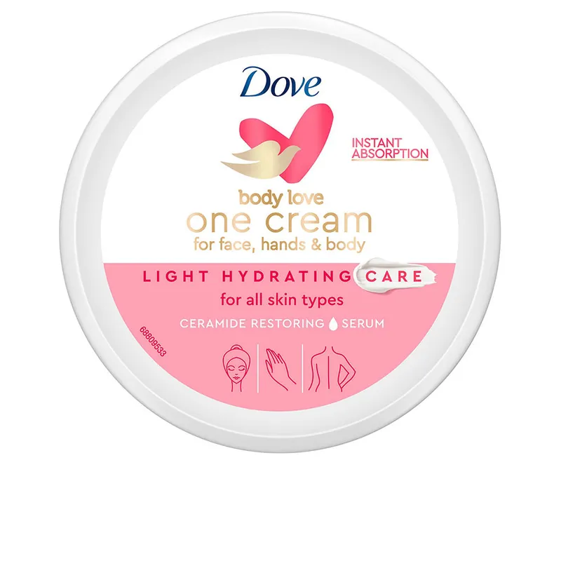 Neu Dove Leichte feuchtigkeitsspendende Creme für Gesicht, Körper und Hände