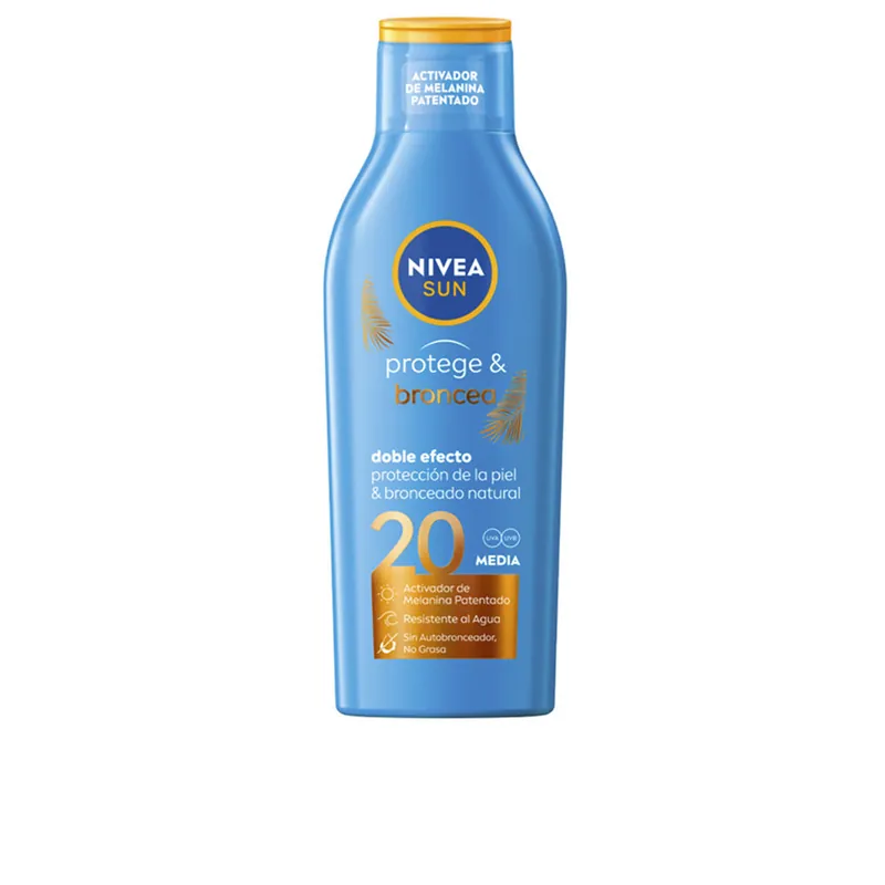 Nivea SUN PROTECT&TANN Milch SPF20 Nur Für Kurze Zeit