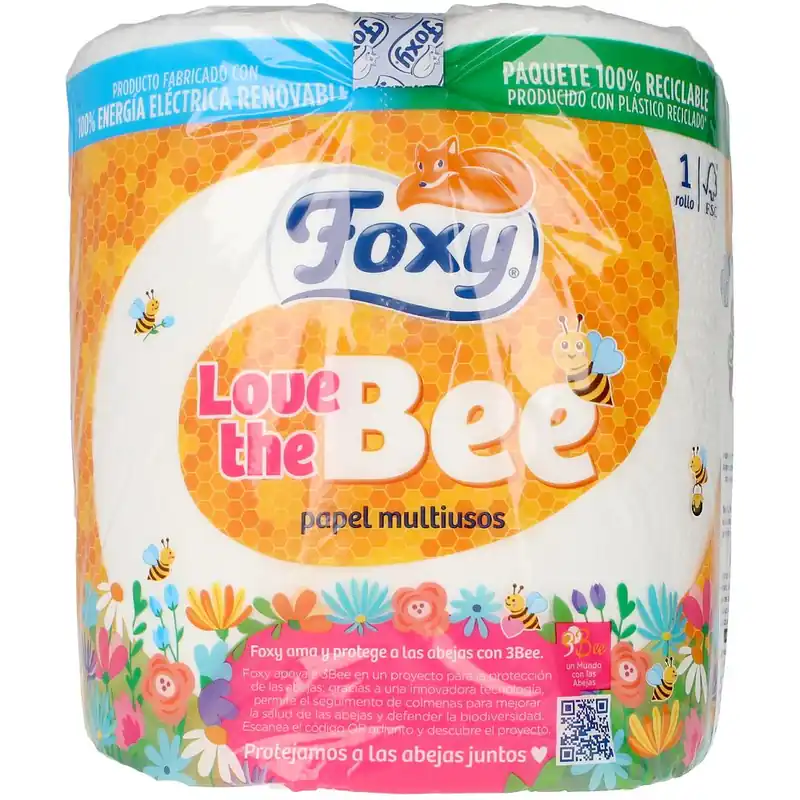 Versand Am Gleichen Tag Foxy LOVE THE BEE JUMBO Küchenpapier