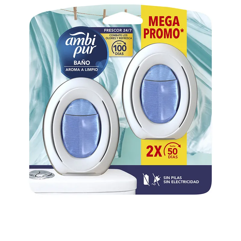 Top-Seller Ambi Pur Badezimmer-Lufterfrischer saubererDuft MEGA-ANGEBOT 90 Tage