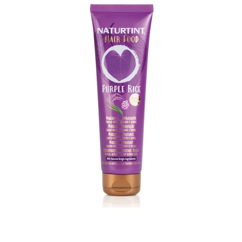 Billig Naturtint HAIR FOOD Lila Reismaske