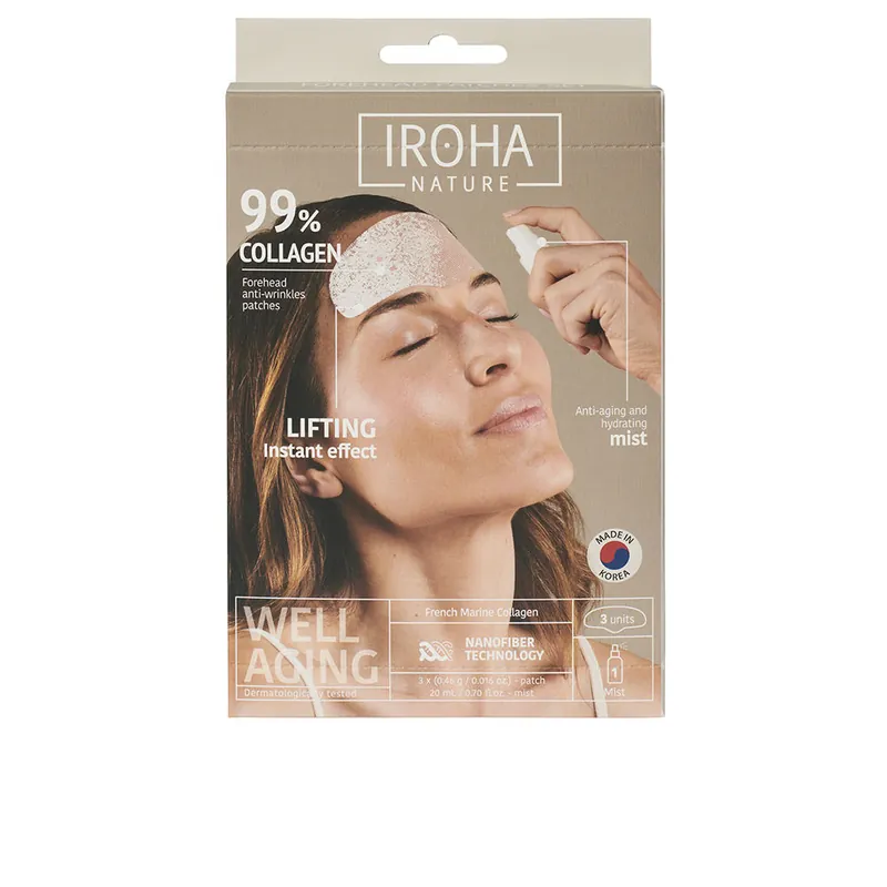 Nur Für Kurze Zeit Iroha Nature Stirnpflaster aus 99% Kollagen