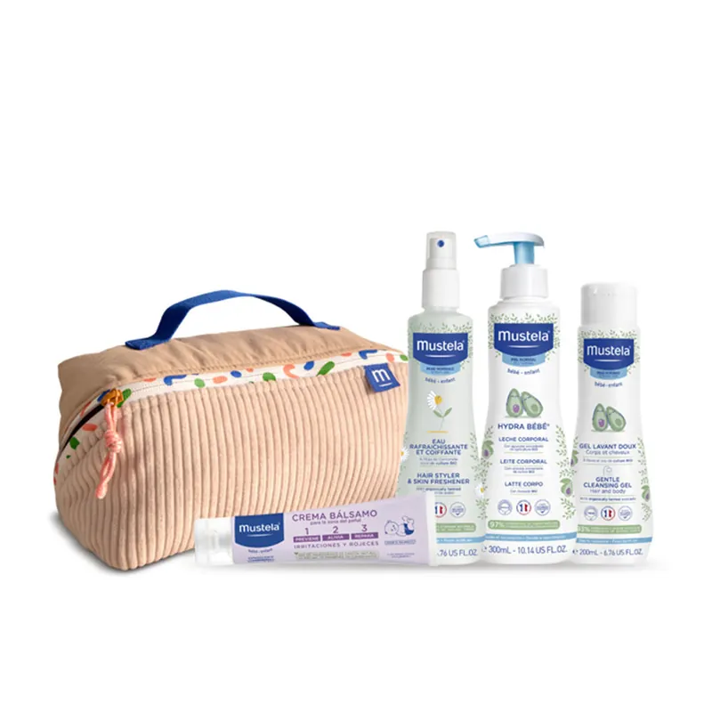 Preis Gesenkt Mustela GRÜNER KOSMETIKTASCHEN-ETUI FÜR BABYS UND KINDER