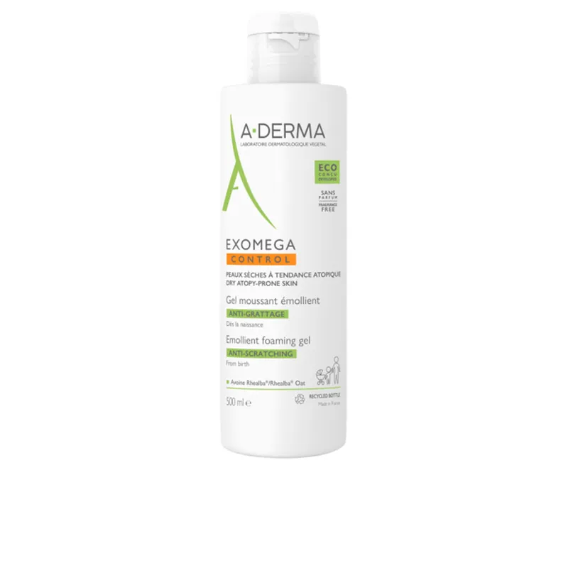 A-Derma EXOMEGA CONTROL erweichendes Schaumgel Zertifiziert
