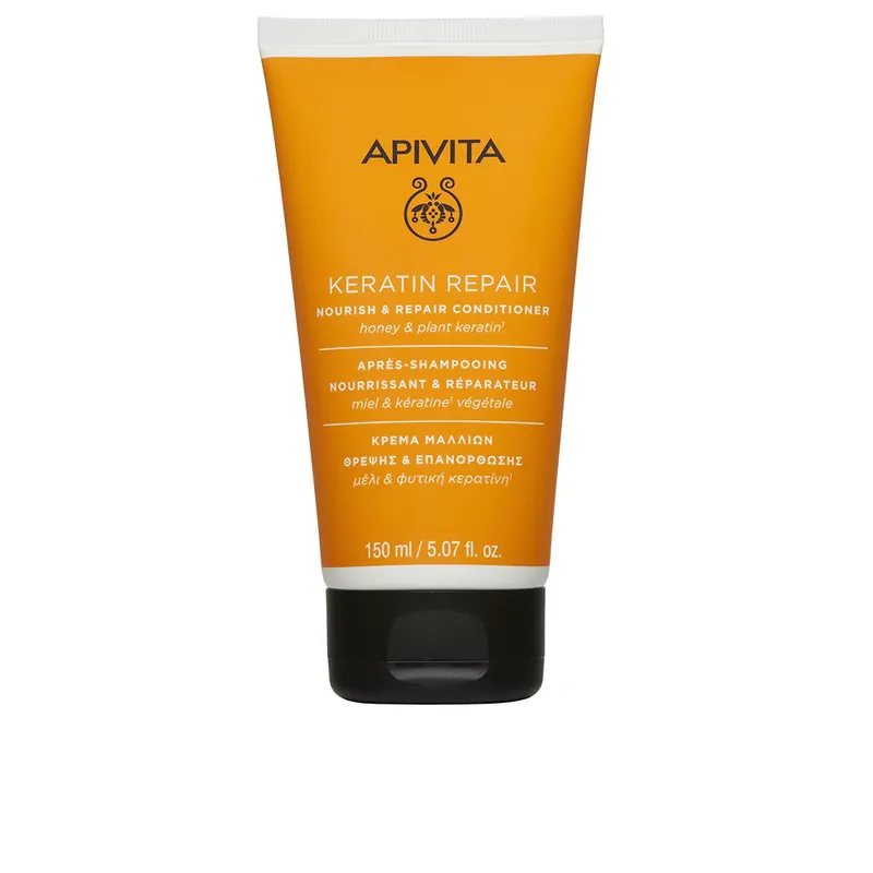 Apivita NÄHRENDER UND REPARIERENDER KERATIN REPAIR CONDITIONER für trockenes und strapaziertes Haar Echt