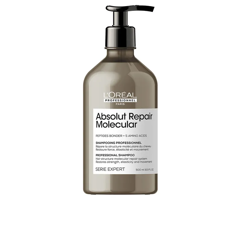 L‘Oréal Professionnel Paris ABSOLUT REPAIR MOLECULAR professionelles sulfatfreies Shampoo für strapaziertes Haar Preisknaller