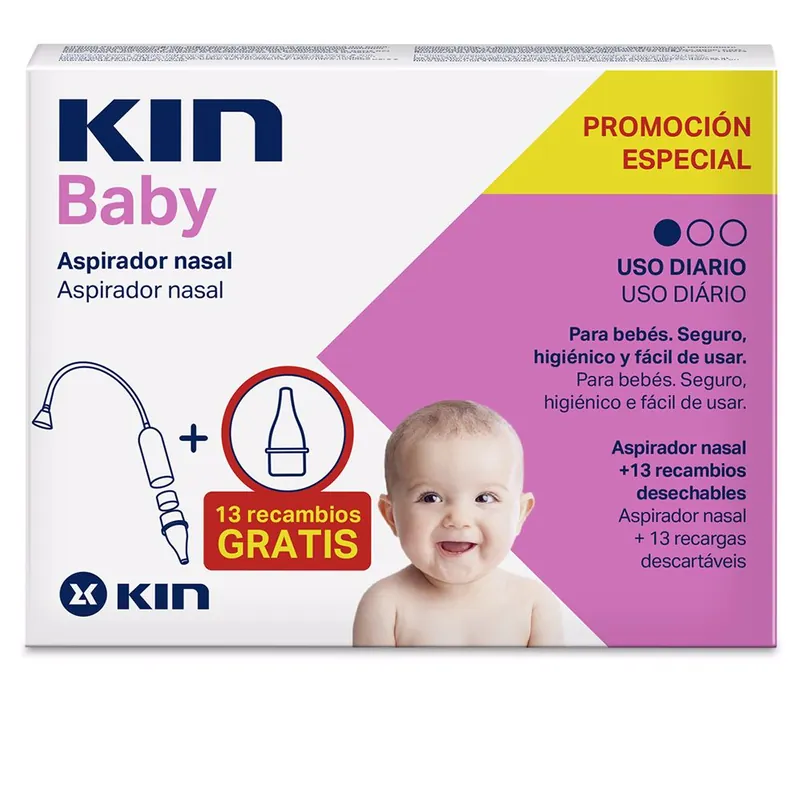 Begrenztes Angebot Kin KIN BABY Nasensauger + Nachfüllung