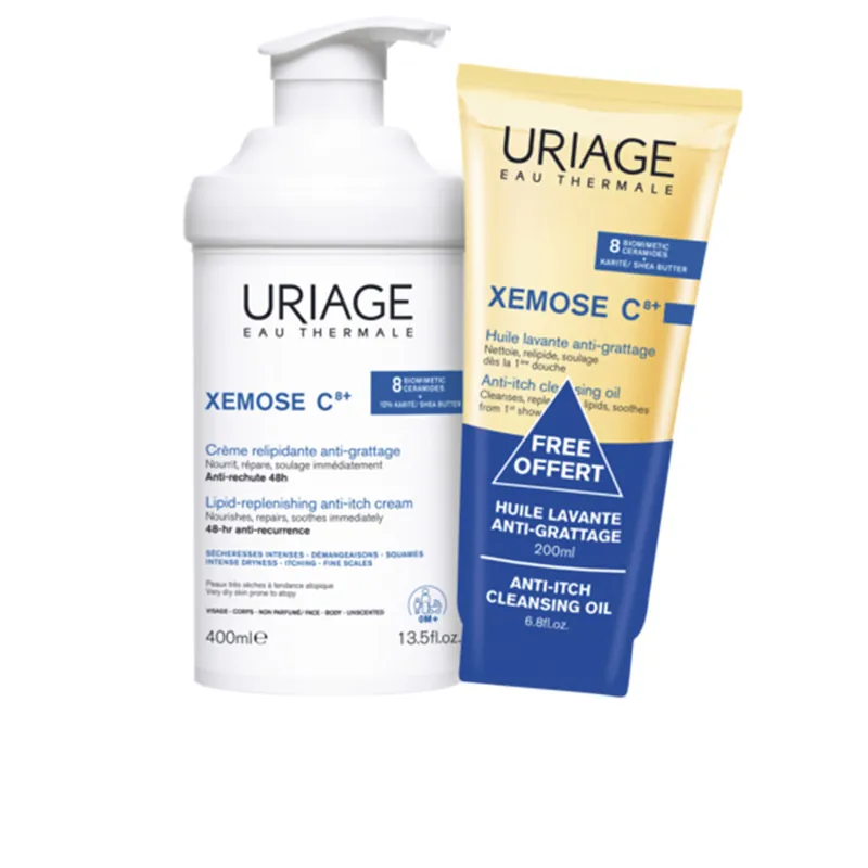 Uriage XEMOSE C8+ CREMA + ACEITE LIMPIADOR ESTUCHE Letzte Chance