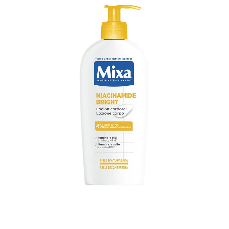 Mixa MIXA NIACINAMIDE BRIGHT loción corporal piel seca y apagada Schnäppchen