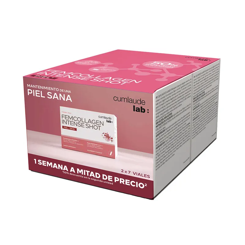 Abverkauf Cumlaude Lab FEMCOLLAGEN INTENSE SHOT Ampullenpackung