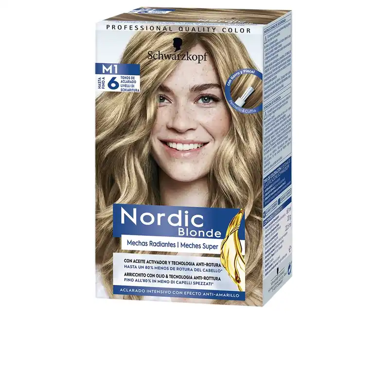 Zertifiziert Schwarzkopf Mass Market NORDIC BLONDE M1 mechas radiantes