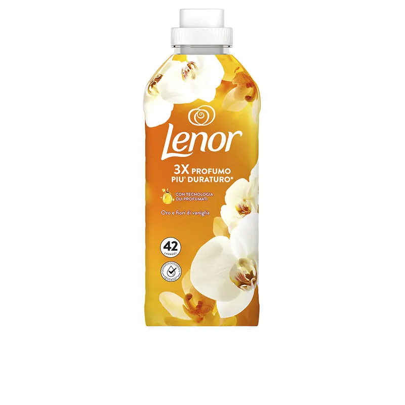 Angebot Lenor LENOR GOLDBLUMEN UND VANILLE konzentrierter flüssiger Weichspüler