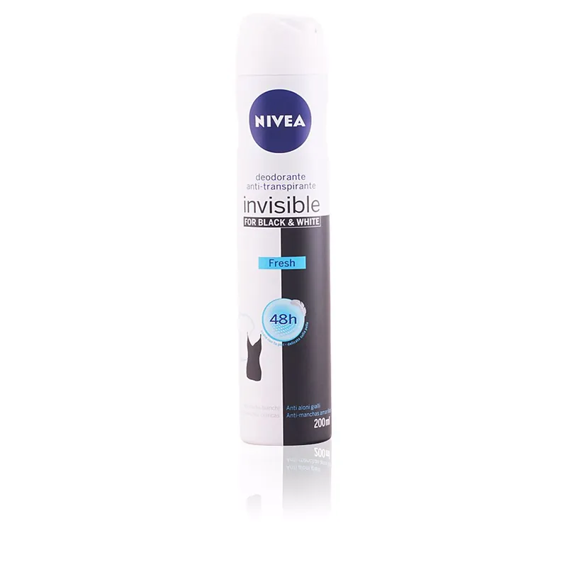 Highlight Nivea BLACK & WHITE INVISIBLE FRESH deodorante anti-transpirante spray