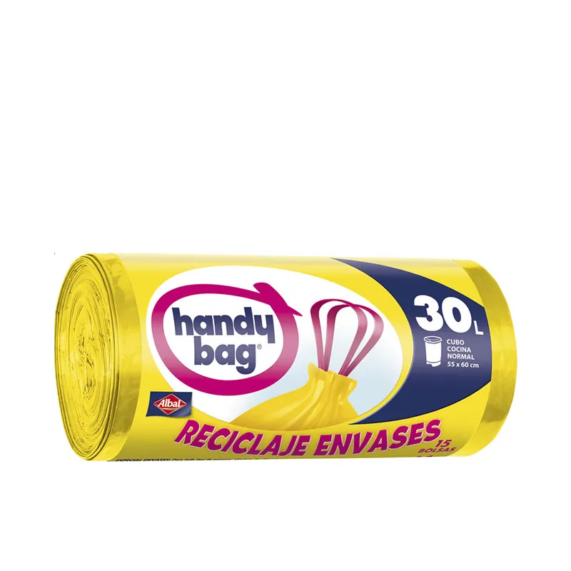 Garantierte Lieferung Albal GELBER RECYCLED HANDY BAG Müllsack 30 Liter