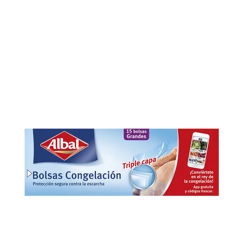 Markenprodukt Albal GROSSE dreilagige Gefrierbeutel