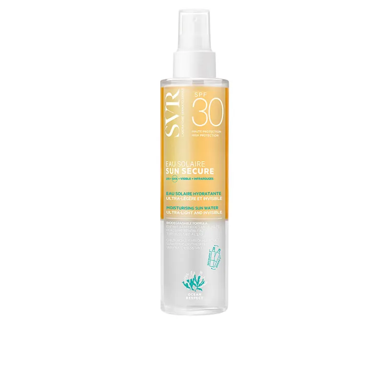 Svr SUN SECURE feuchtigkeitsspendendes Eau Solaire SPF30 Beliebt