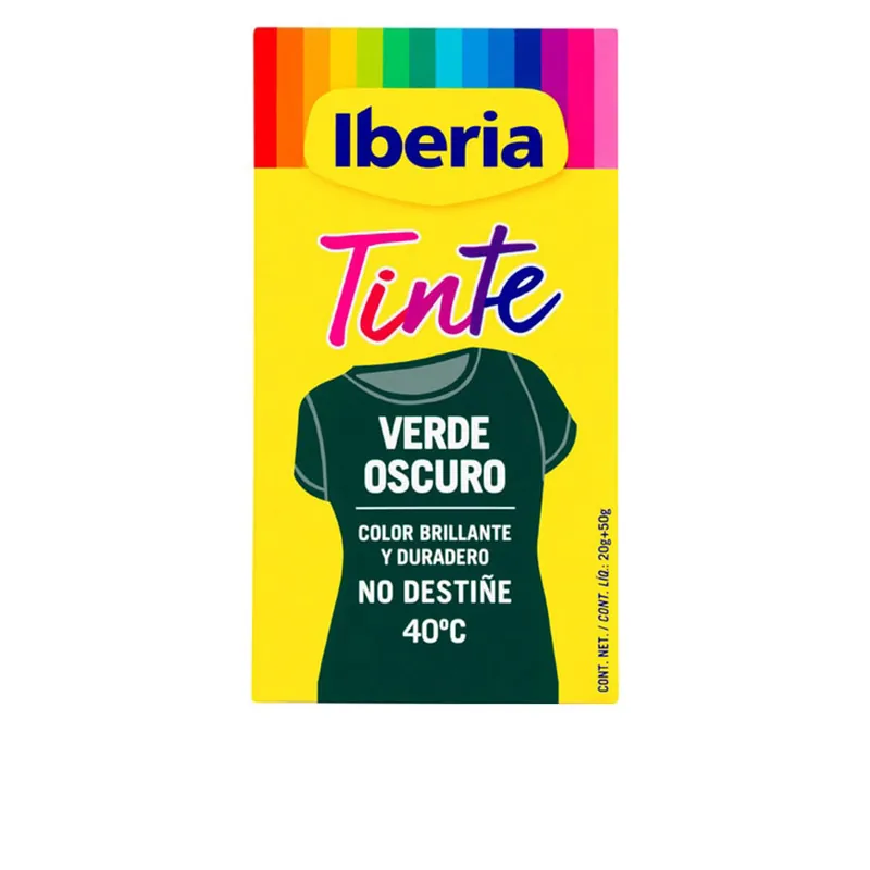 Iberia IBERIA KLEIDUNGSFARBSTOFF farbecht 40º Dunkelgrün Neue Ware