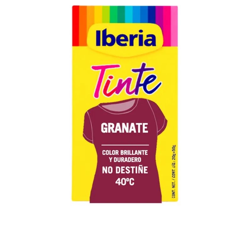 Iberia IBERIA KLEIDUNGSFARBSTOFF farbecht 40º Granat Kracherpreis