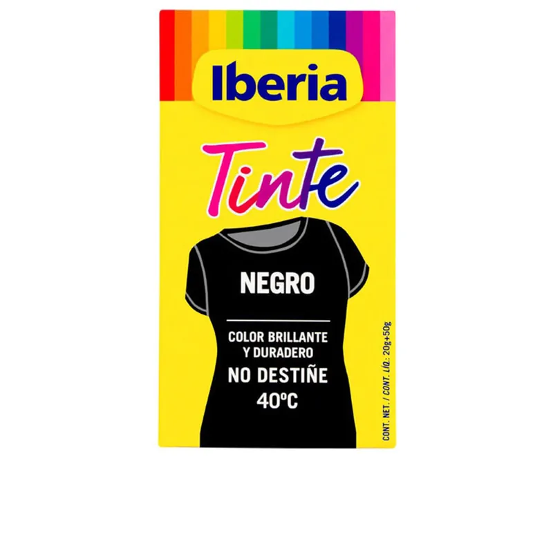 Iberia IBERIA CLOTHING DYE farbecht 40º Schwarz Sonderangebot