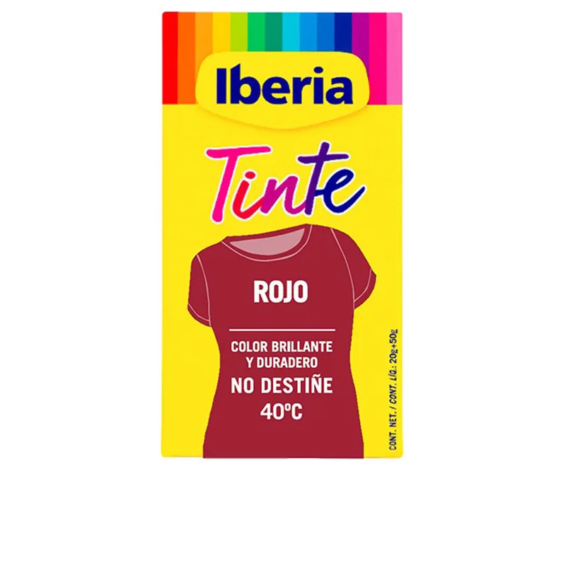 Iberia IBERIA KLEIDUNGSFARBSTOFF farbecht 40º rot Sale