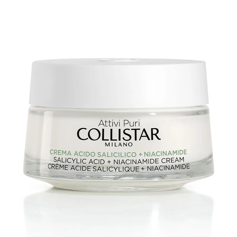 Collistar ATTIVI PURI Salicylsäurecreme + Niacinamid Zertifiziert