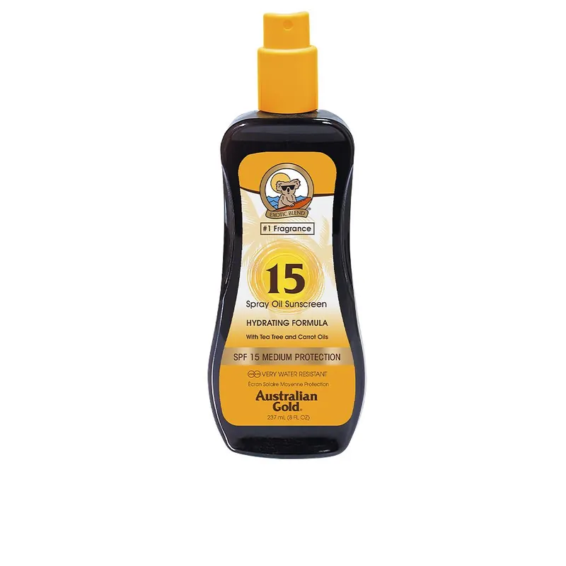 Australian Gold SPRAY OIL SUNSCREEN hydrating formula SPF15 Schnäppchen