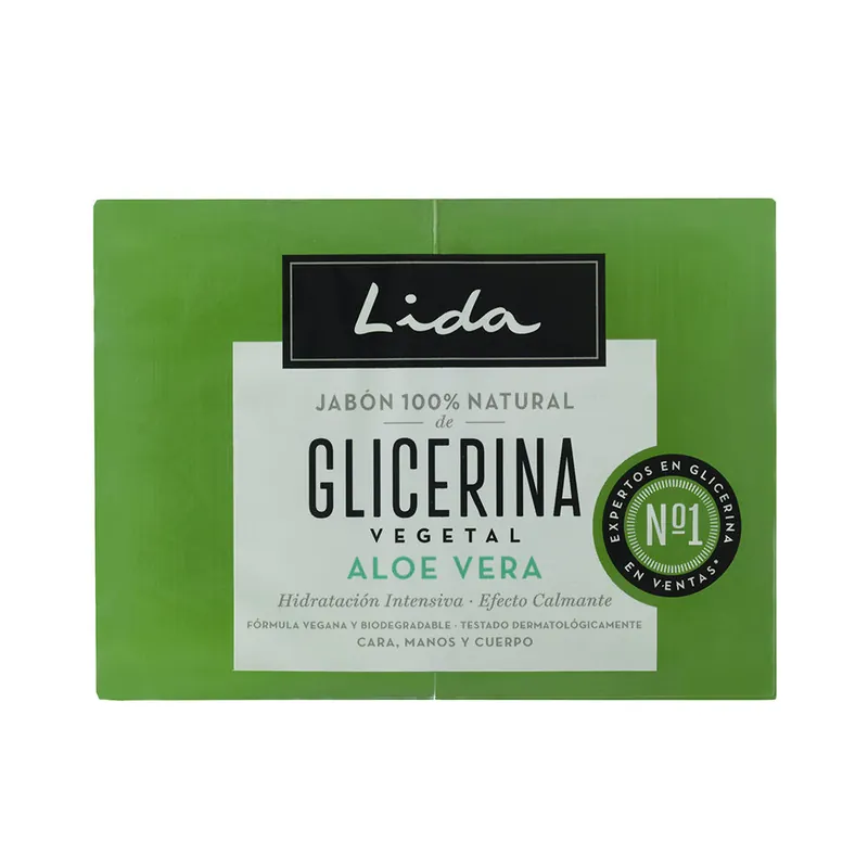 Preisreduziert Lida LIDA 100% NATÜRLICHE SEIFE GLYCERIN UND ALOE VERA LOT