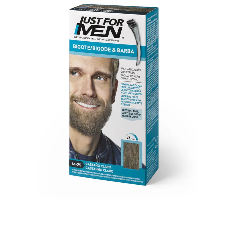 Saisonangebot Just For Men JUST FOR MEN Gel-Farbstoff für Schnurrbart, Bart und Koteletten