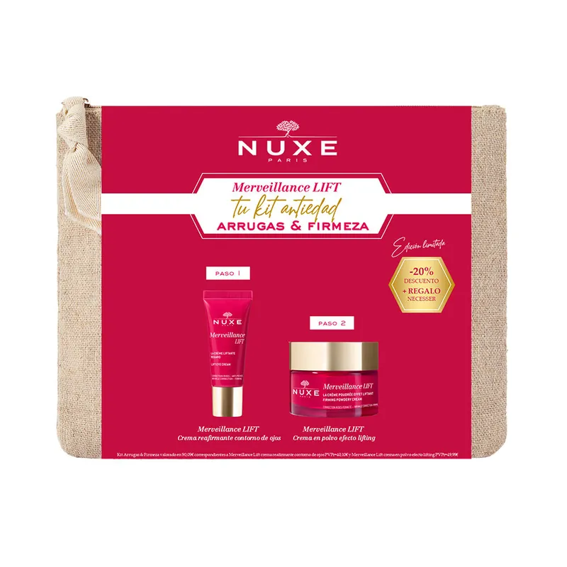 Expressversand Nuxe MERVEILLANCE LIFT ANTI-AGING ROUTINE LIFT-FIRMNESS DAY & EYES CASE