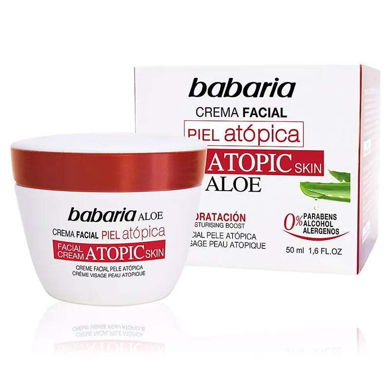 Babaria PIEL ATÓPICA aloe vera crema facial 0% Schneller Versand