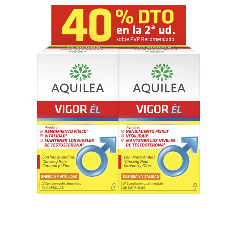 Aquilea Packung mit VIGOR HIM-Kapseln Geprüft